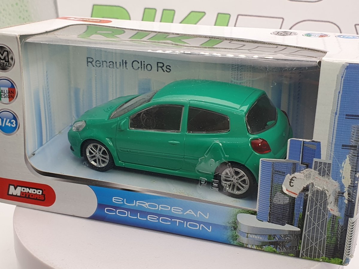 Renault Clio RS MondoMotors 1/43 Verde - RikiToys - MondoMotors