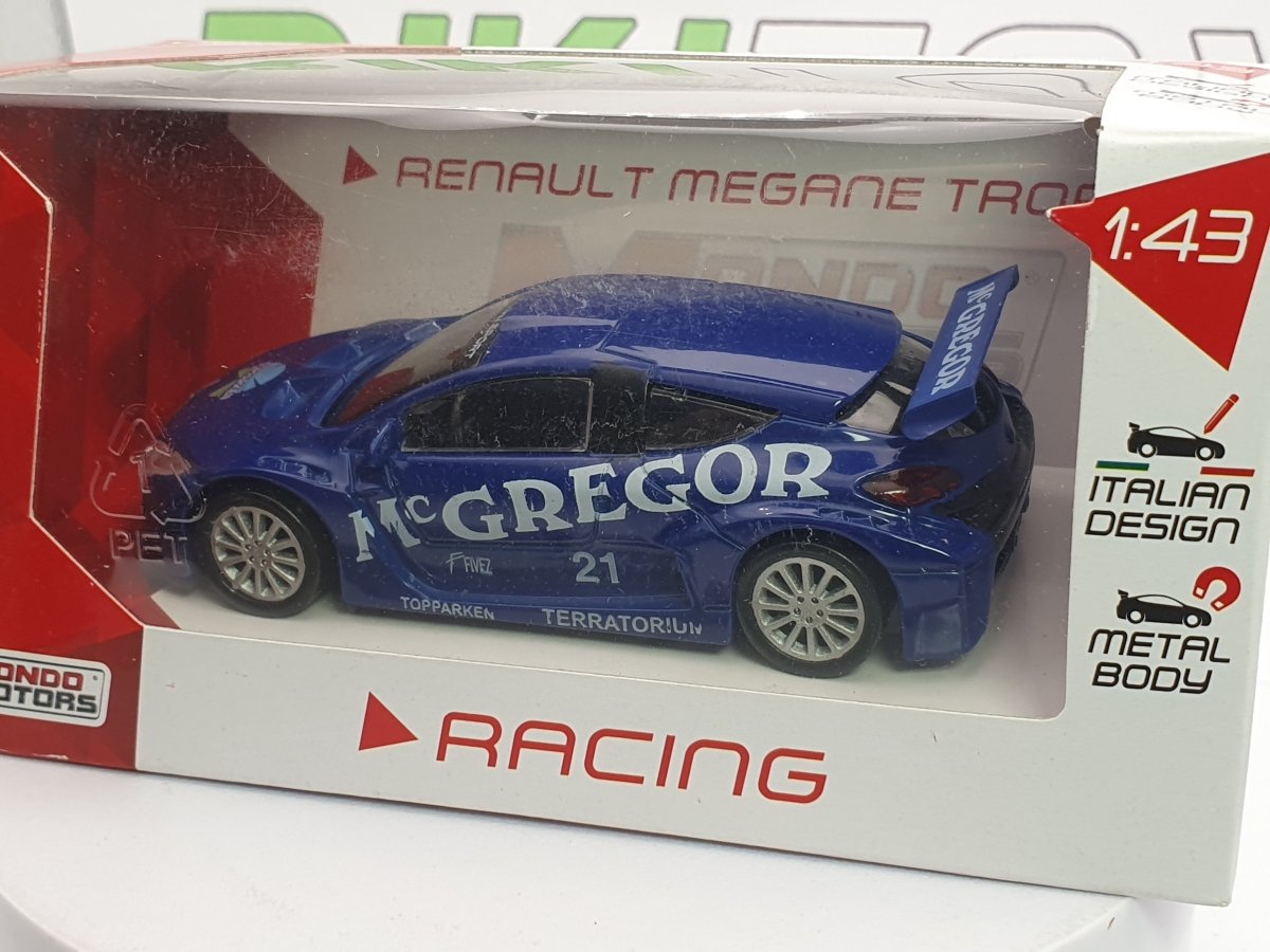 Renault Megane Trophy MondoMotors 1/43 Blu - RikiToys - MondoMotors