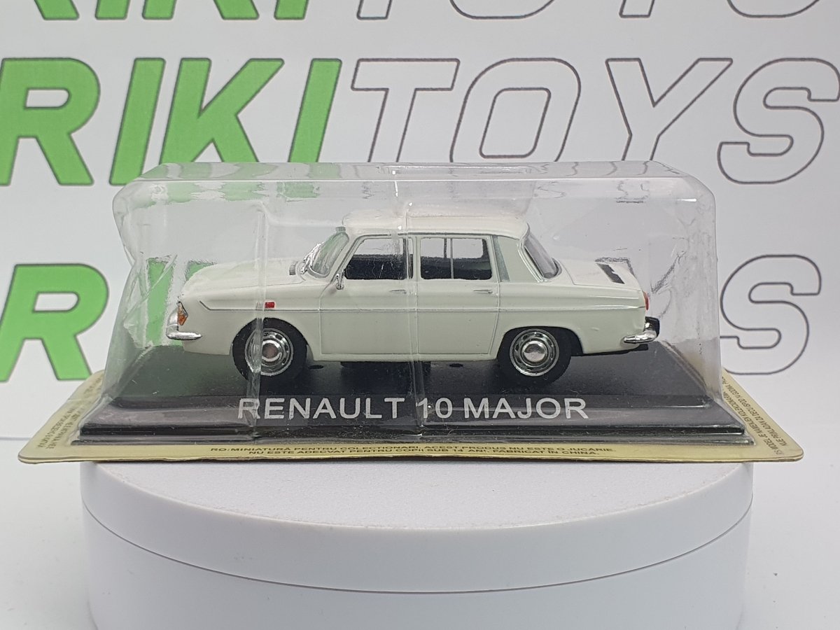 Renault R 10 Major Edicola 1/43 Bianco - RikiToys - Edicola