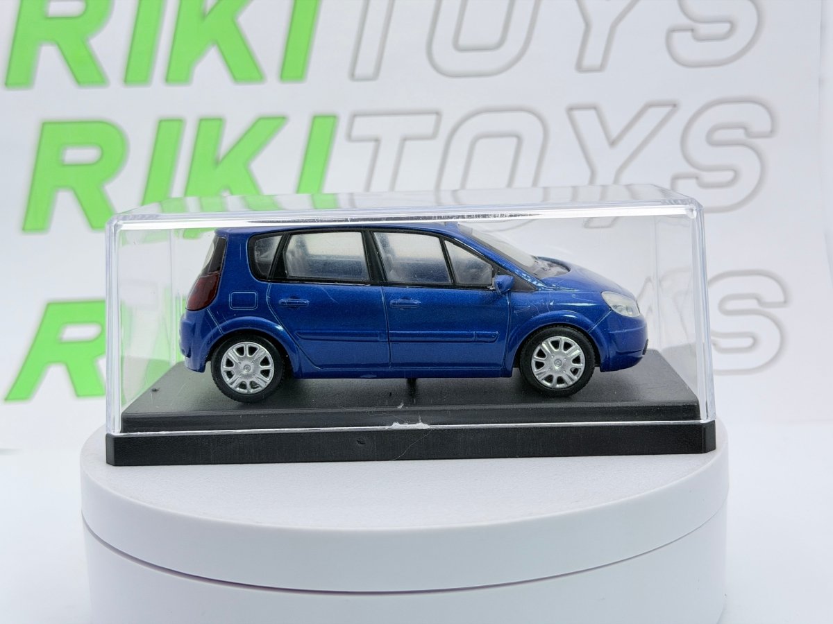 Renault Scenic 2 New Ray 1/43 Blu metallizzato 2004 - RikiToys - New Ray