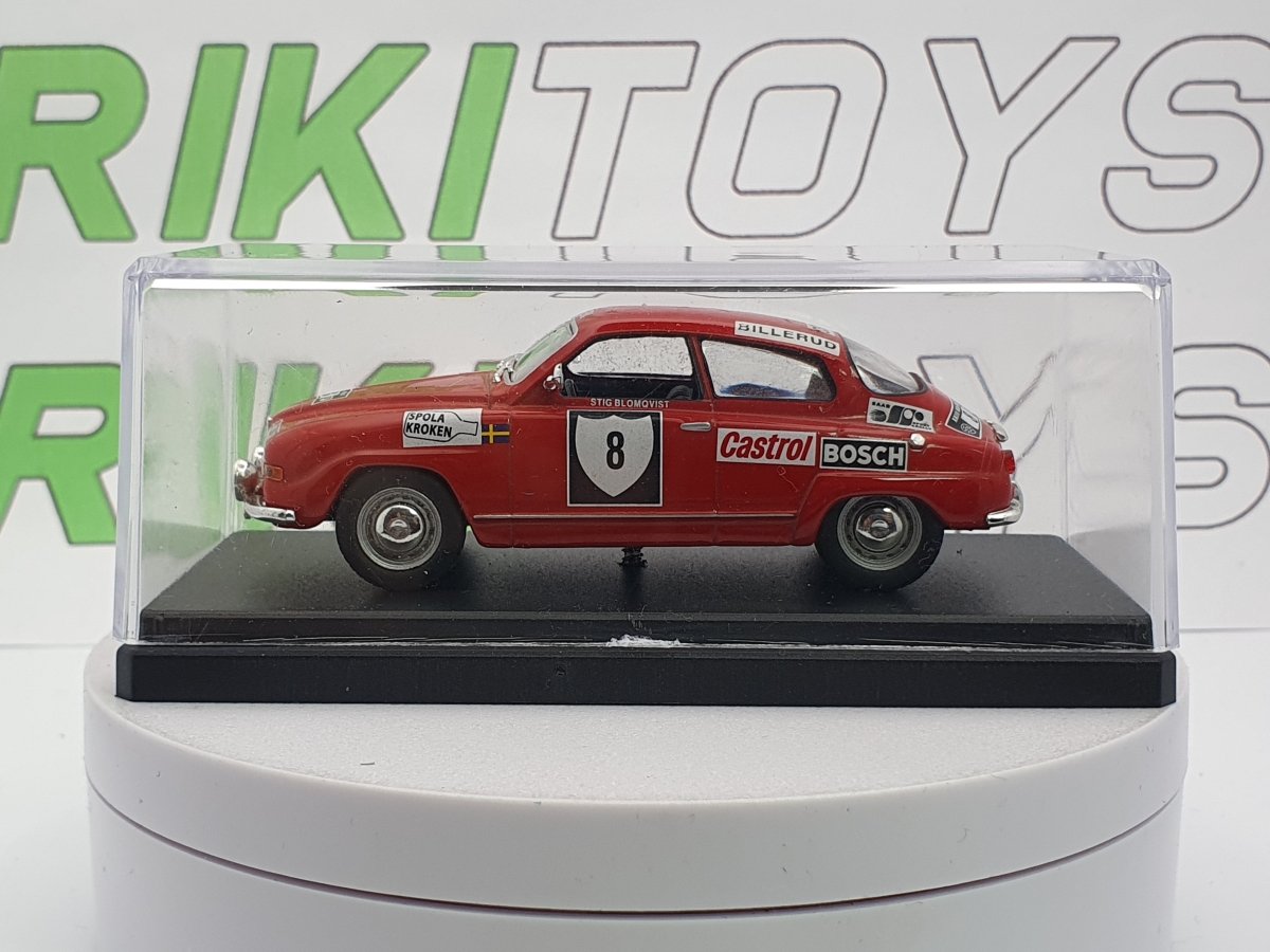 Saab 96 V4 Edicola 1/43 Rosso 1972 - RikiToys - Edicola