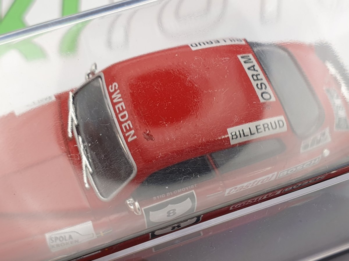 Saab 96 V4 Edicola 1/43 Rosso 1972 - RikiToys - Edicola