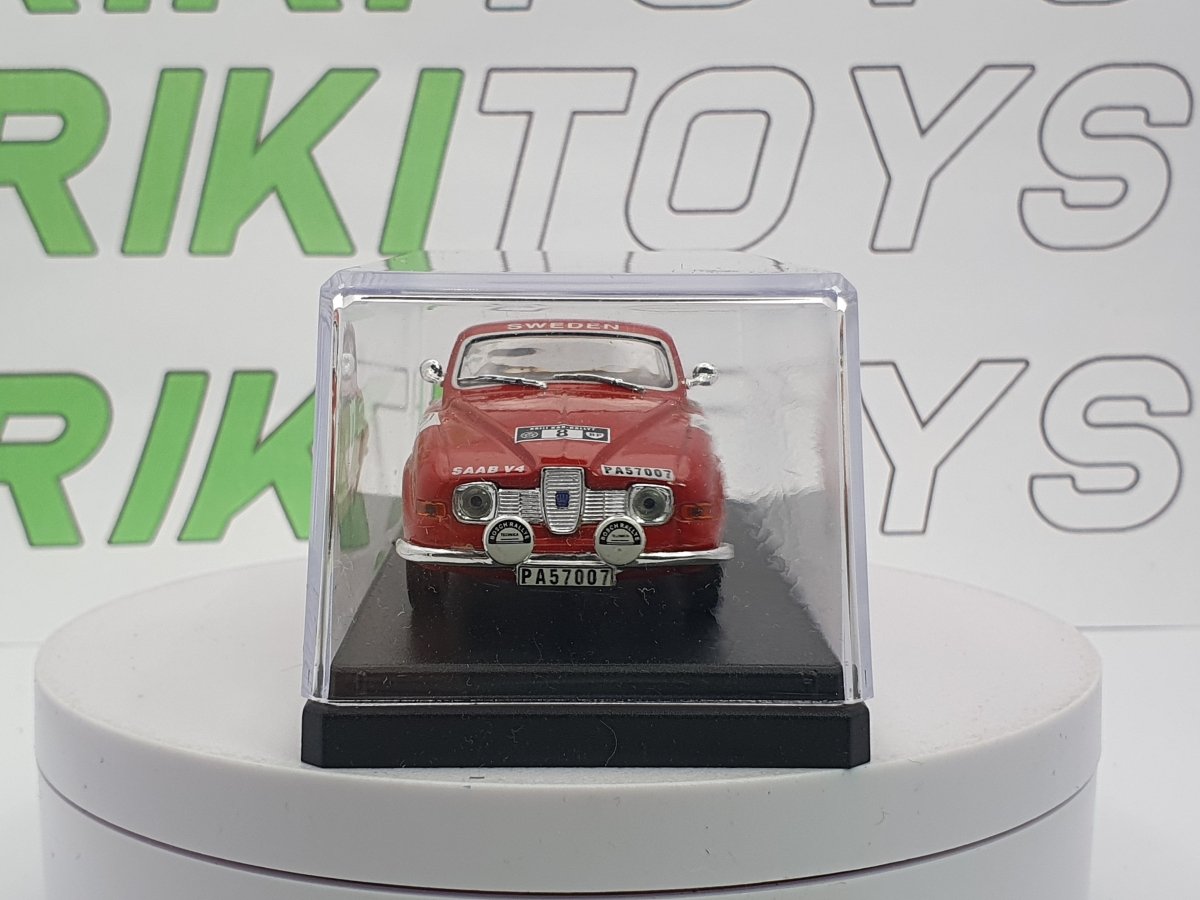 Saab 96 V4 Edicola 1/43 Rosso 1972 - RikiToys - Edicola