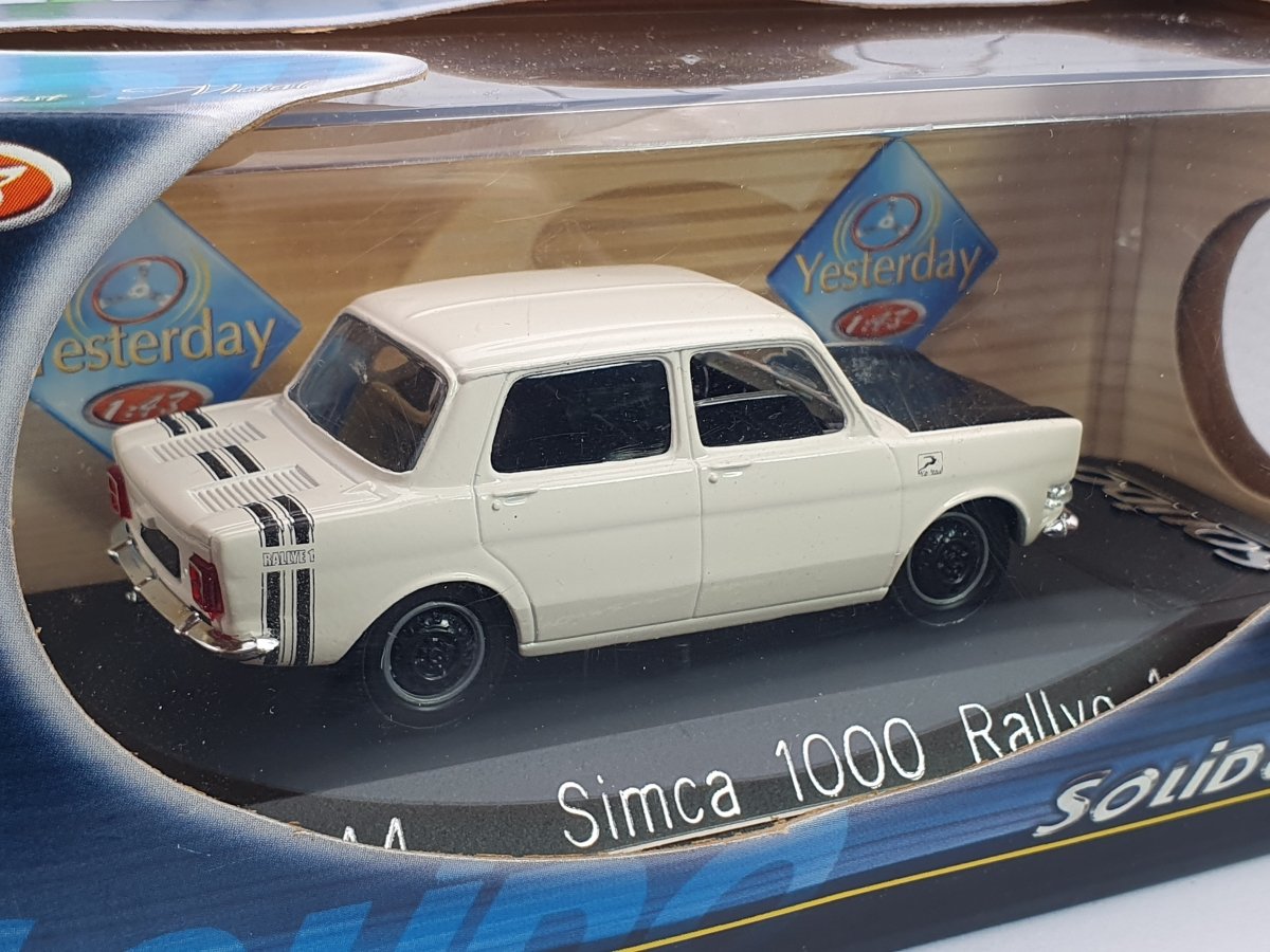 Simca 1000 Rallye 1 Solido 1/43 Bianco - RikiToys - Solido