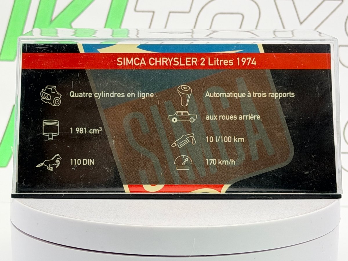 Simca - Chrysler 180 2L Edicola 1/43 Verde - RikiToys - Edicola