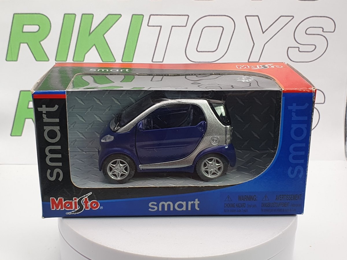 Smart For Two Maisto 1/38 Blu - RikiToys - Maisto
