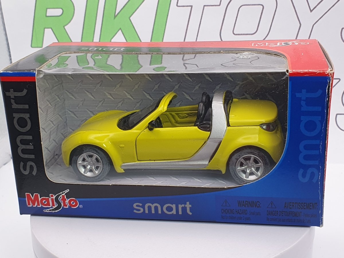 Smart Roadster Maisto 1/38 Giallo - RikiToys - Maisto