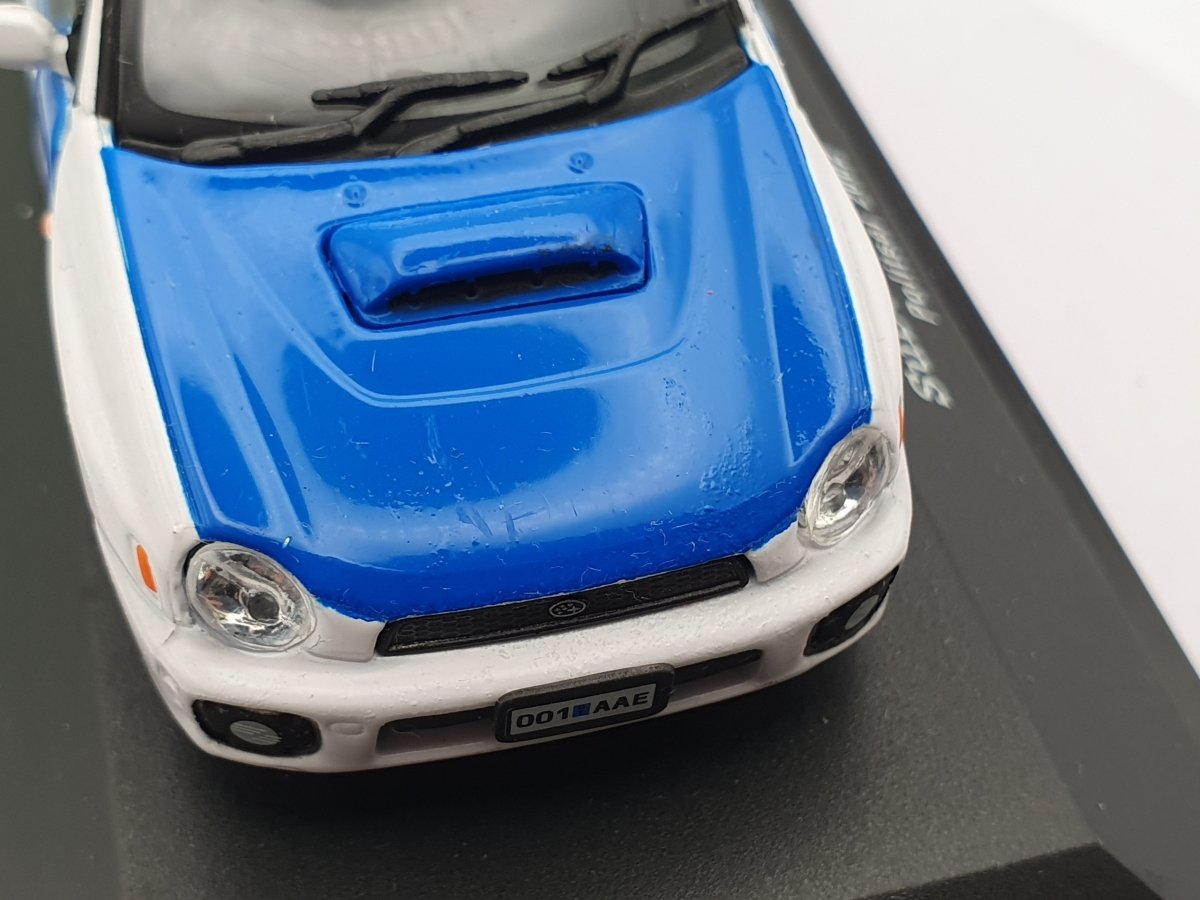 Subaru Impreza Edicola 1/43 Bianco 2002 - RikiToys - Edicola