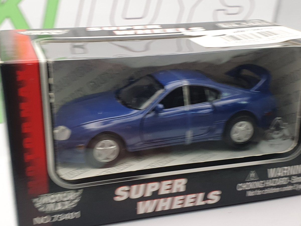 Toyota Supra Motor Max 1/43 Blu - RikiToys - Motor Max