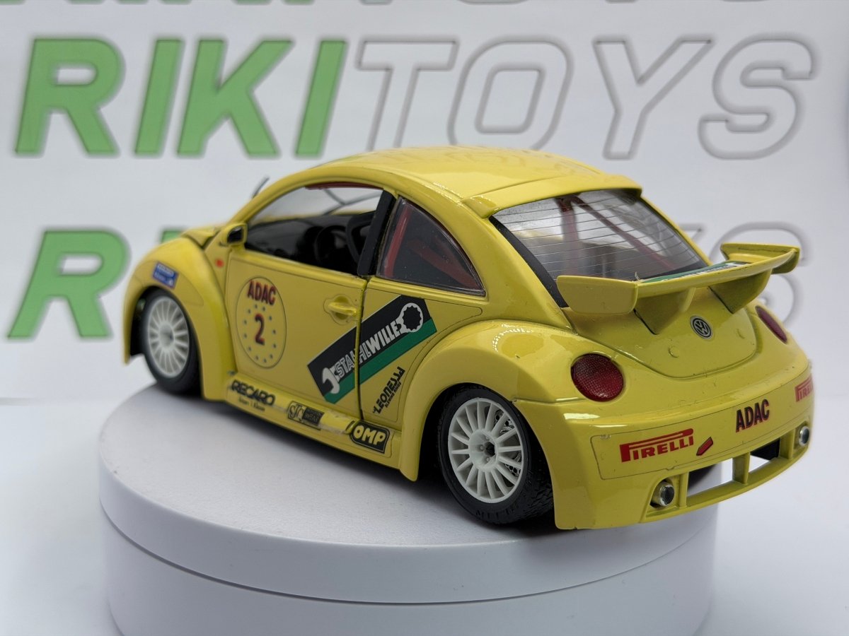 Volkswagen Beetle Cup Burago 1/24 Giallo - RikiToys - Burago