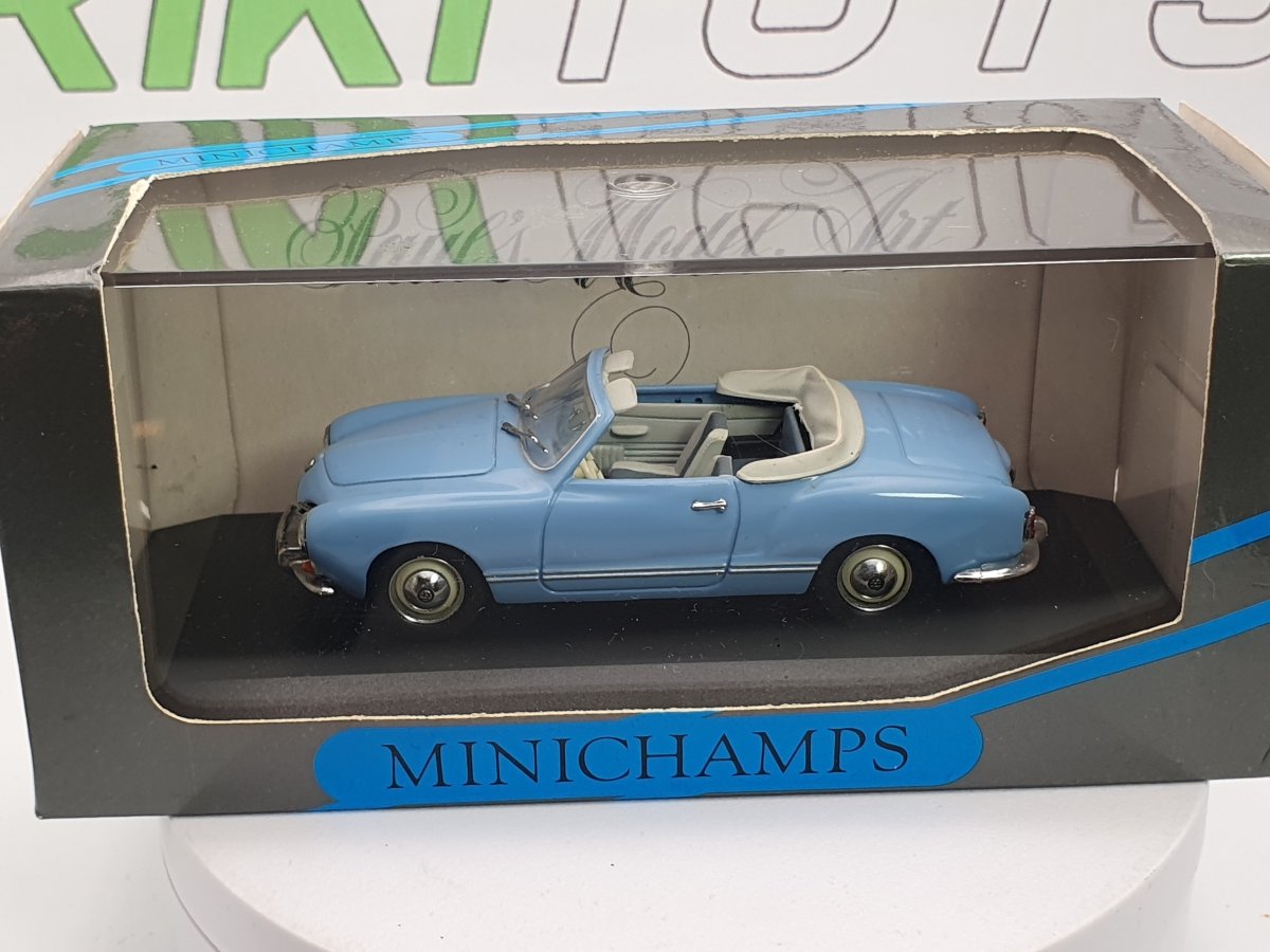 Volkswagen Karmann Ghia Minichamps 1/43 Azzurro 1955 - RikiToys - Minichamps