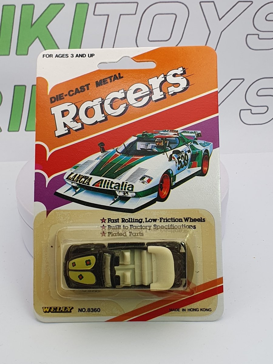 Volkswagen Maggiolino Cabrio Welly 1/60 Nero - RikiToys - Welly