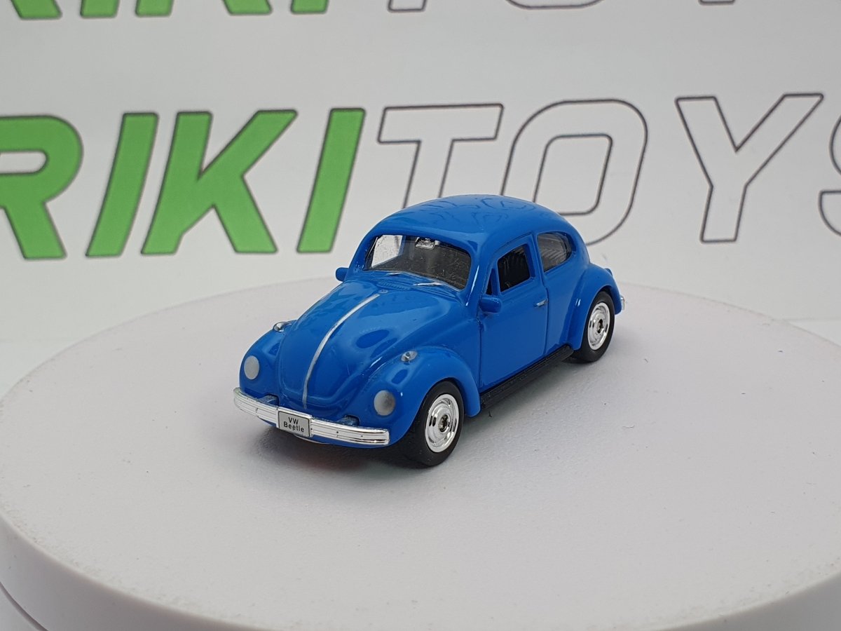 Volkswagen Maggiolino Welly 1/55 Blu 1968 - RikiToys - Welly