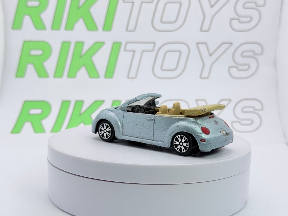 Volkswagen New Beetle Cabrio Maisto 1/43 Azzurro metallizzato - RikiToys - Maisto#