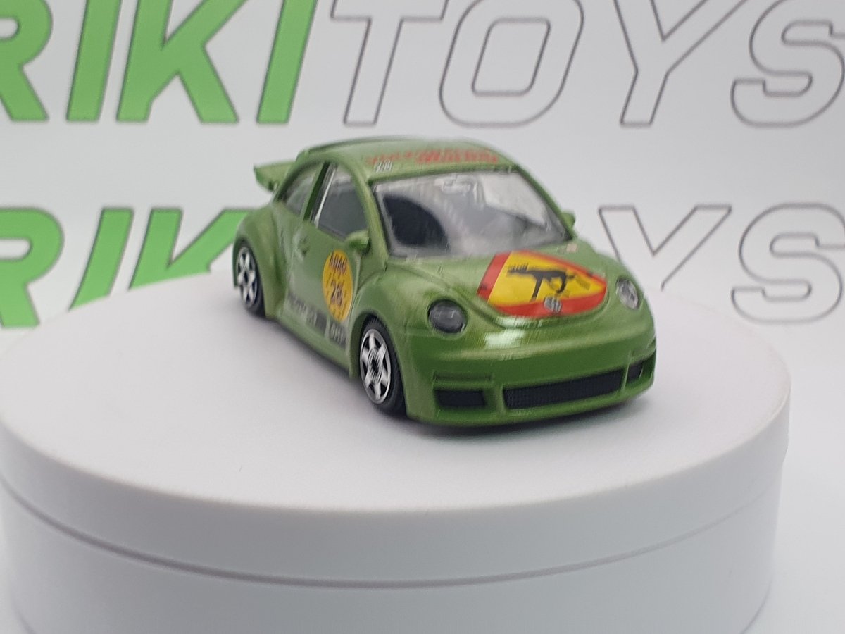 Volkswagen New Beetle Cup Burago 1/43 Verde 1997 - RikiToys - Burago