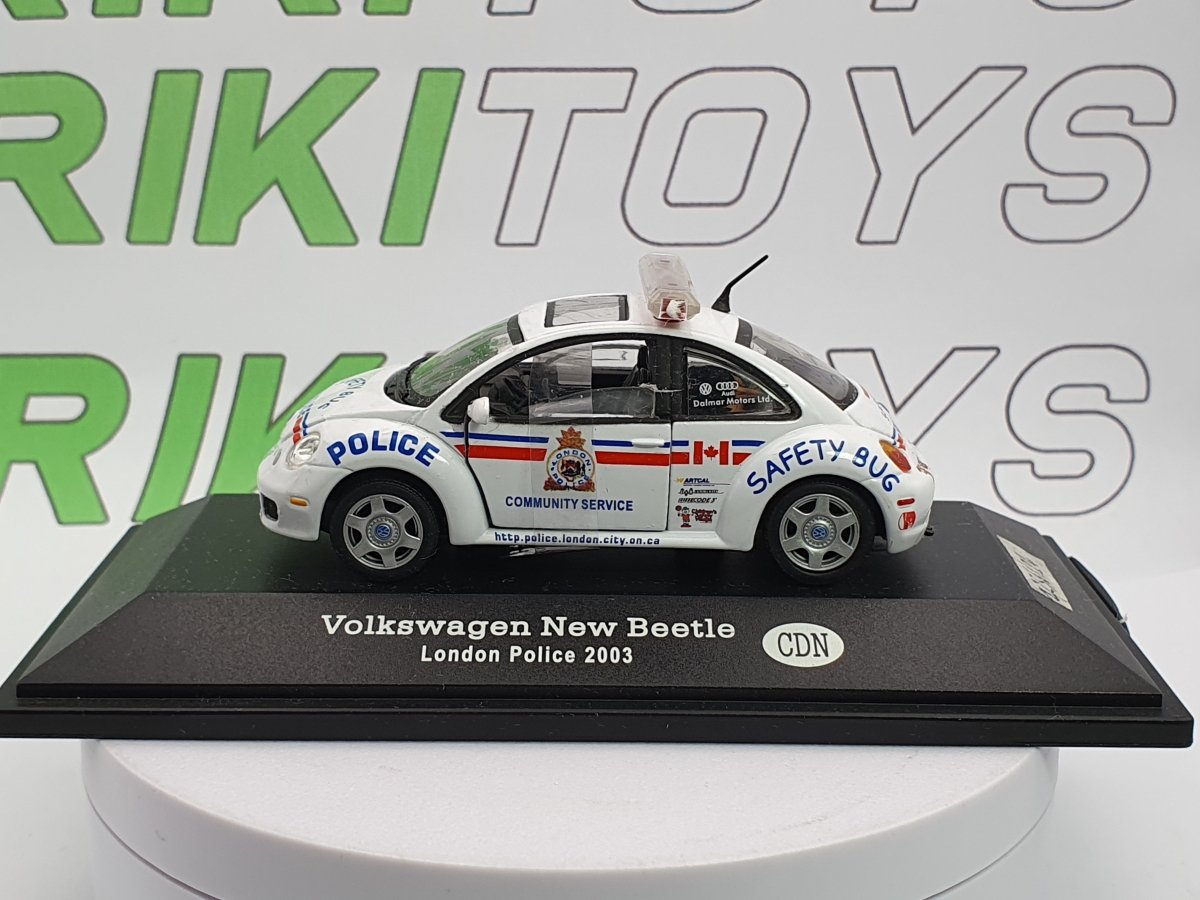 Volkswagen New Beetle Edicola 1/43 Bianco 2003 - RikiToys - Edicola
