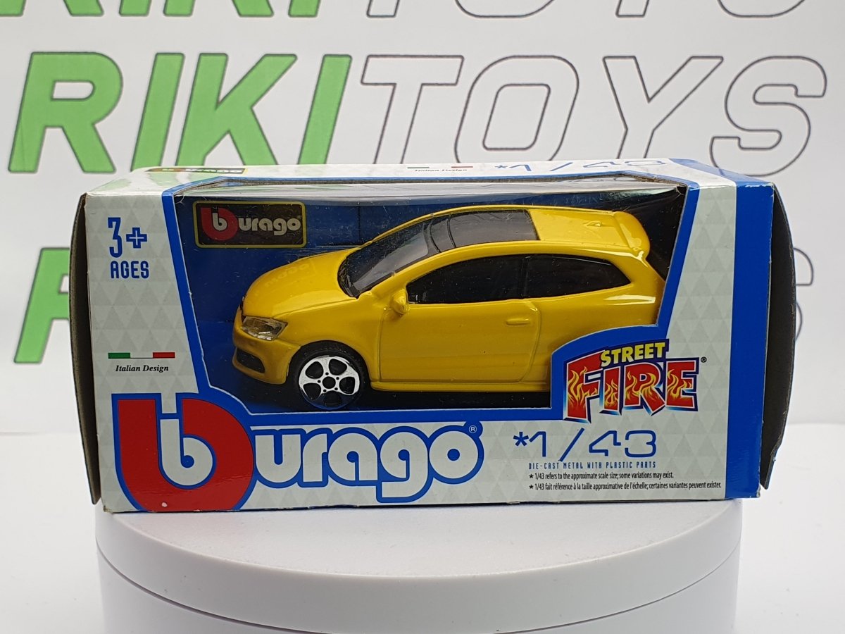 Volkswagen Polo V Burago 1/43 Giallo 2009 - RikiToys - Burago#