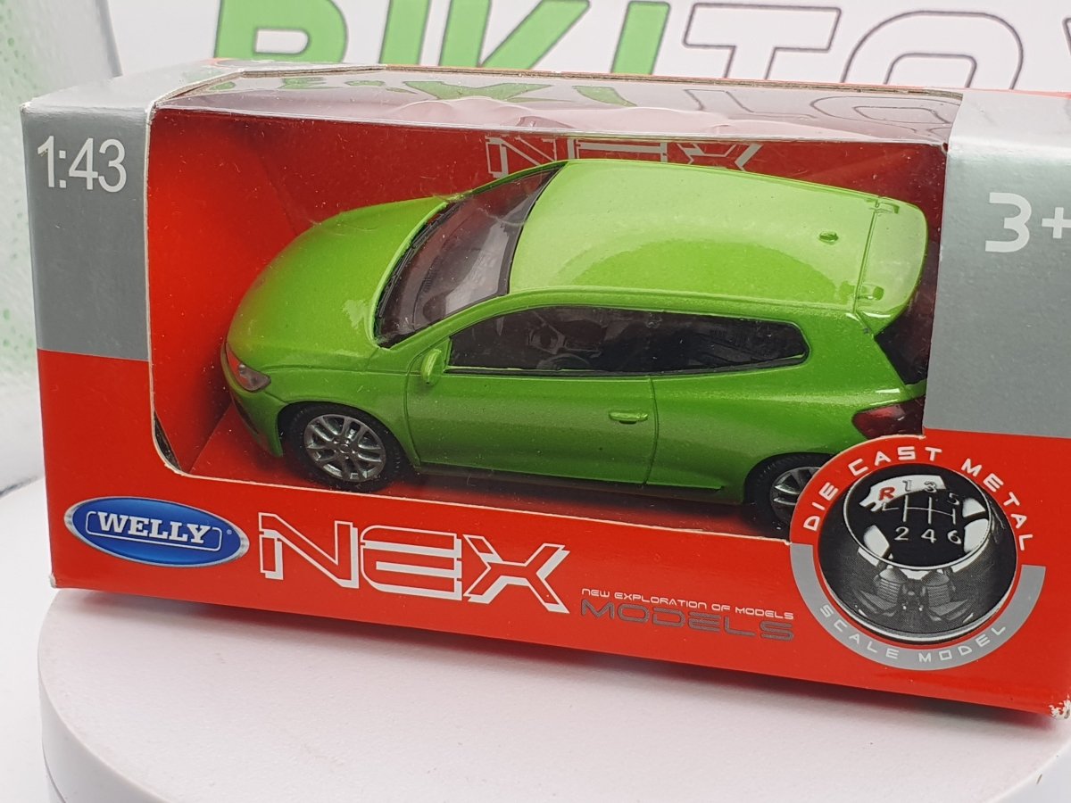 Volkswagen Scirocco 3 Welly 1/43 Verde - RikiToys - Welly