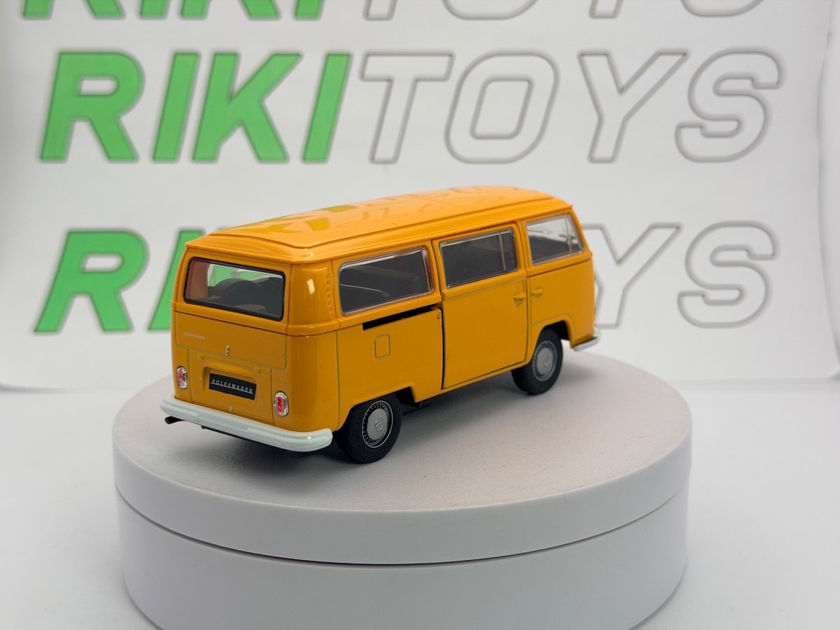 Volkswagen T2 Minibus Welly 1/40 Arancione 1972 - RikiToys - Welly