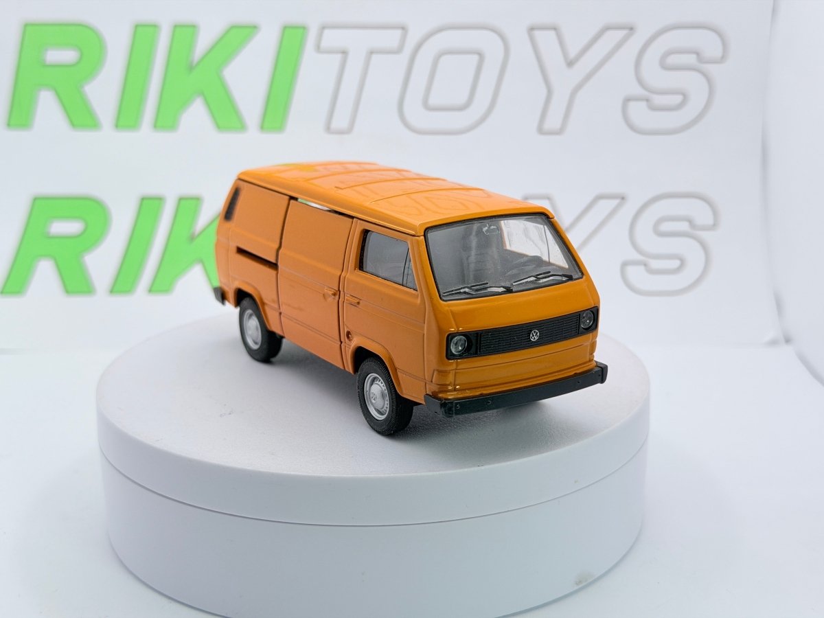 Volkswagen T3 Van Welly 1/40 Arancio - RikiToys - Welly
