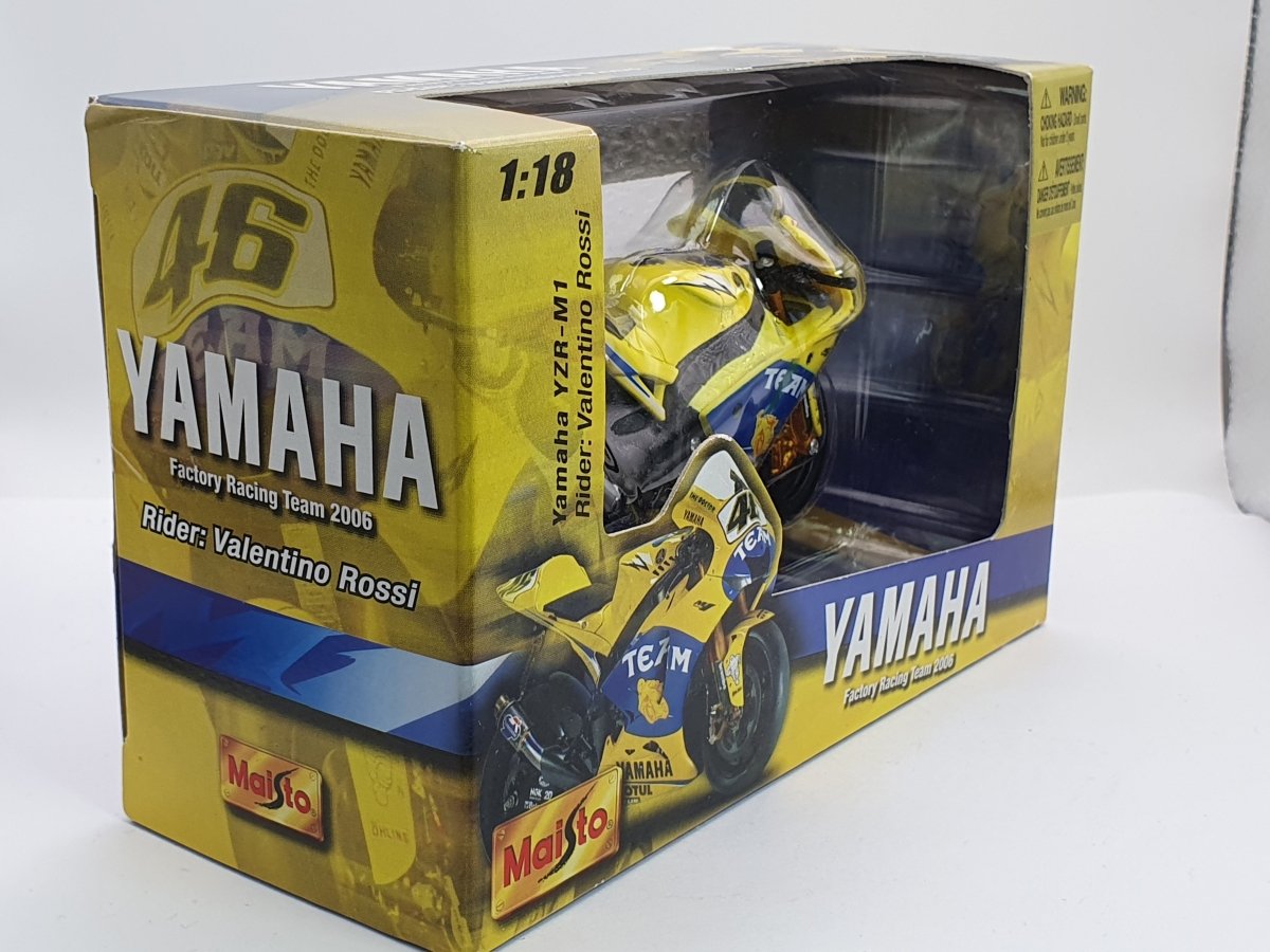 Yamaha YZR M1 Maisto 1/18 Giallo - RikiToys - Maisto#