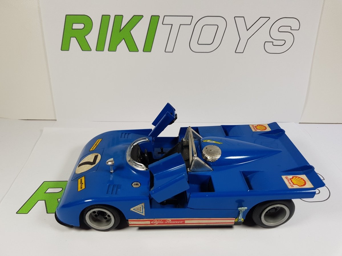 Alfa Romeo 33 Edison Giocattoli Blu 1/24 - RikiToys - Edison Giocattoli#