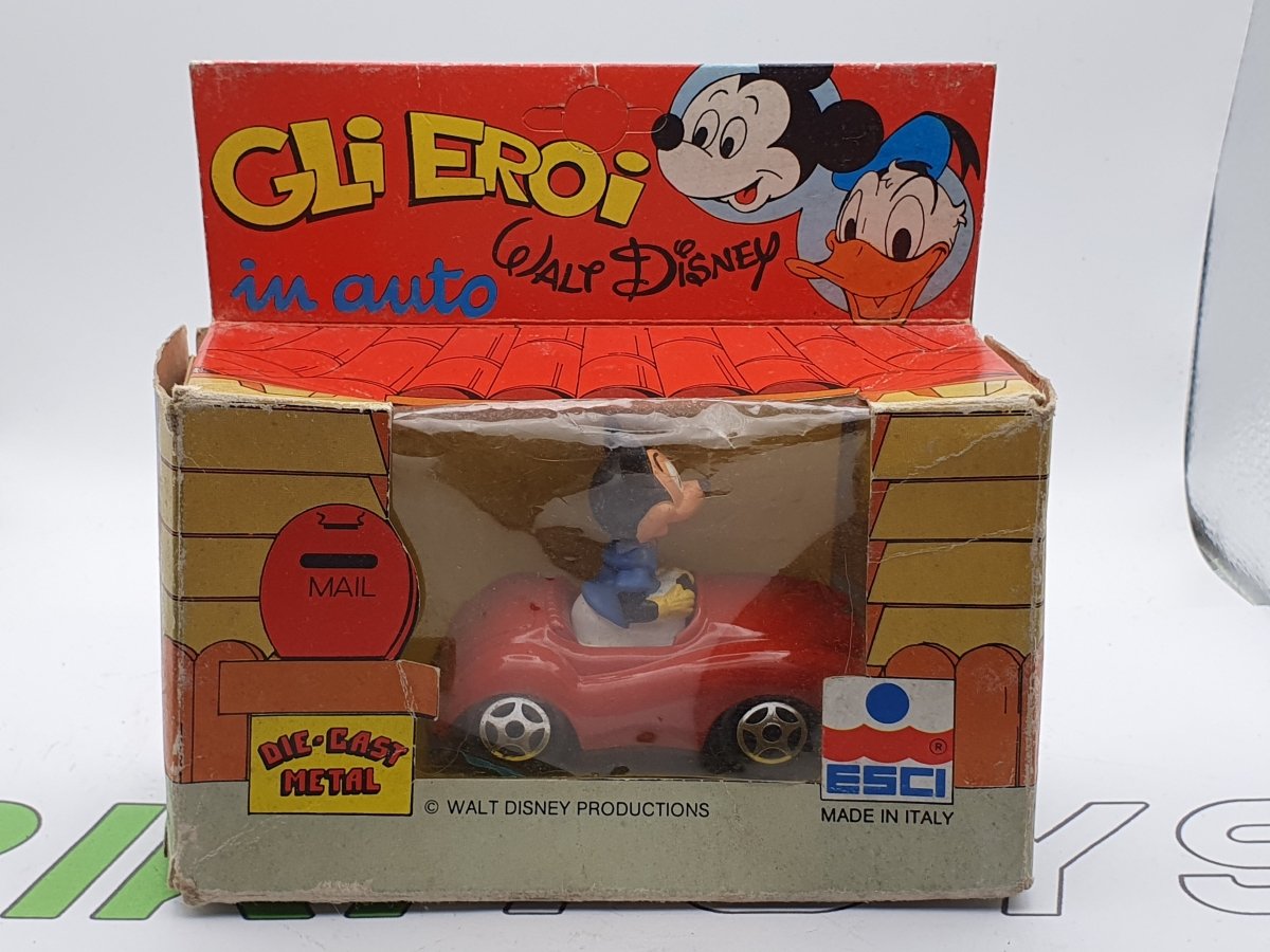 Auto Topolino "Gli Eroi In Auto" N°WD02 Esci 1/43 Con Scatola - RikiToys - Esci#