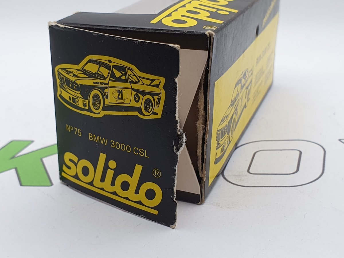 BMW 3000 CSL N°75 Solido 1/43 Con Scatola - RikiToys - Solido#
