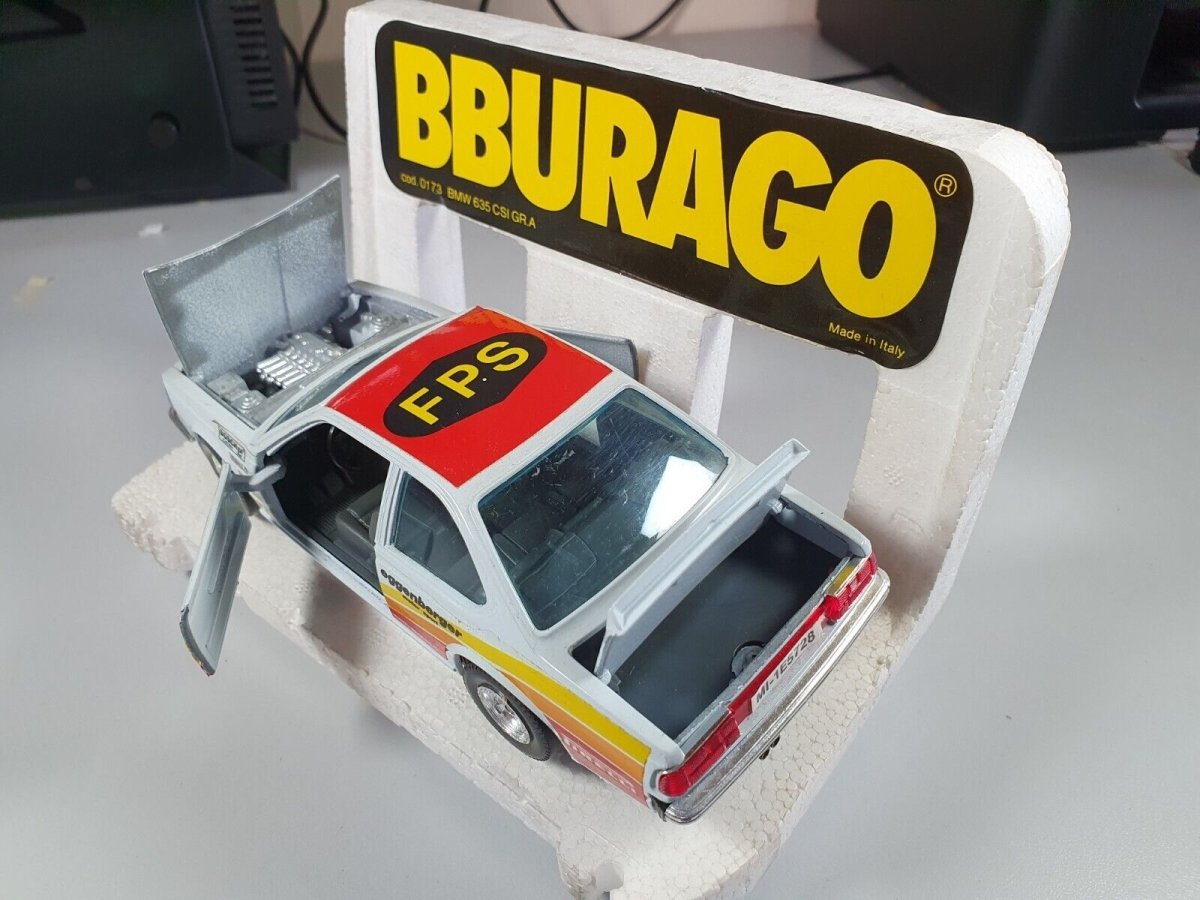 BMW 635 CSI GR.A N°0173 Burago 1/26 Con Scatola - RikiToys - Burago#