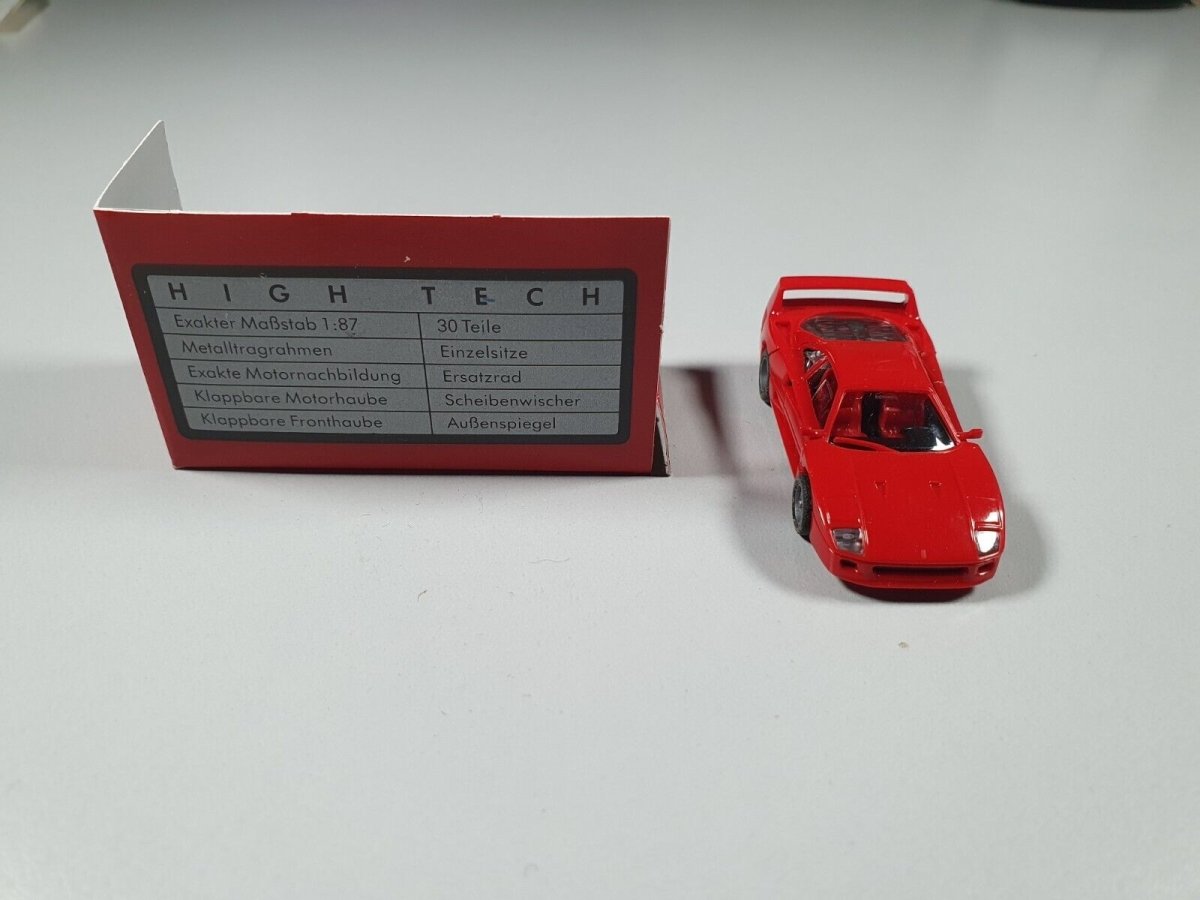 Ferrari F40 N° 2510 Herpa 1/87 Con Scatola - RikiToys - Herpa#