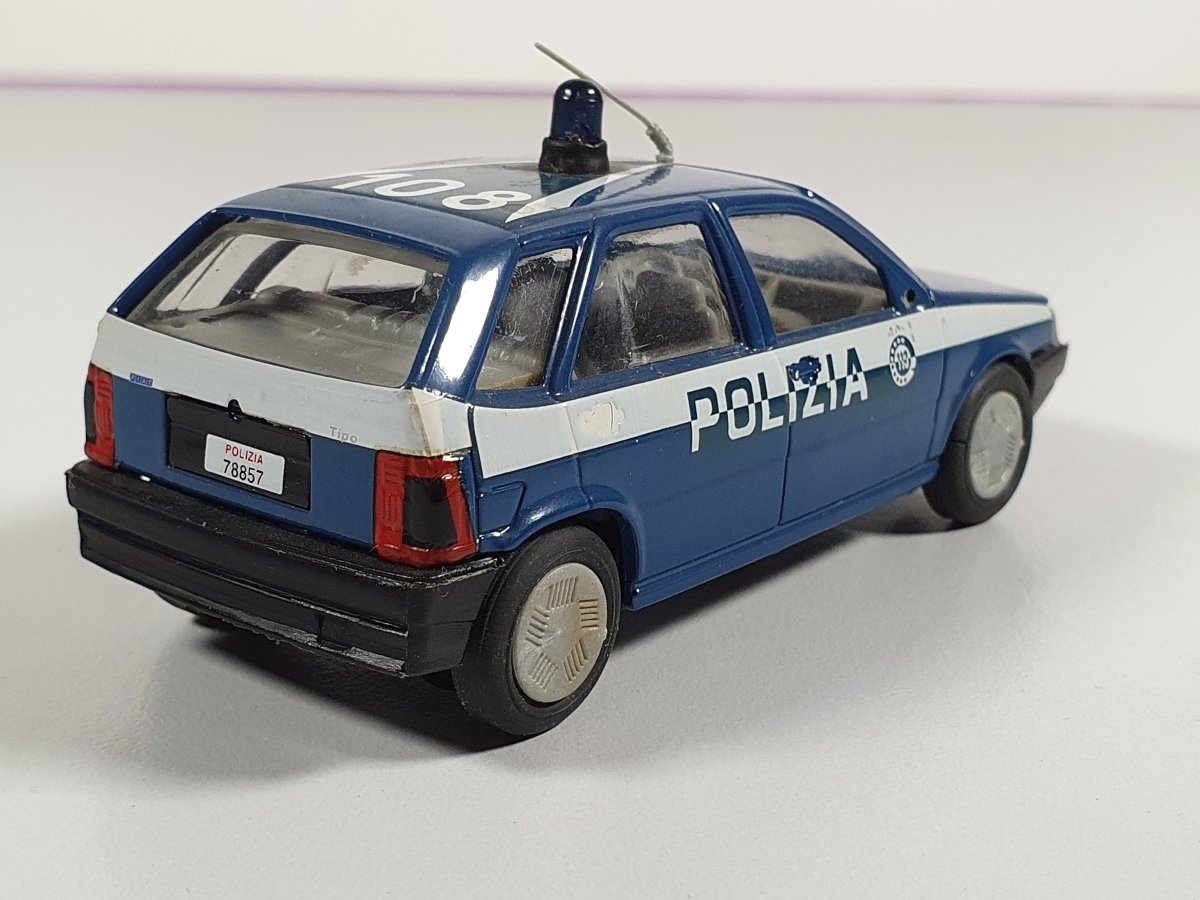Fiat Tipo POLIZIA Giocher 1/43 - RikiToys - Giocher#
