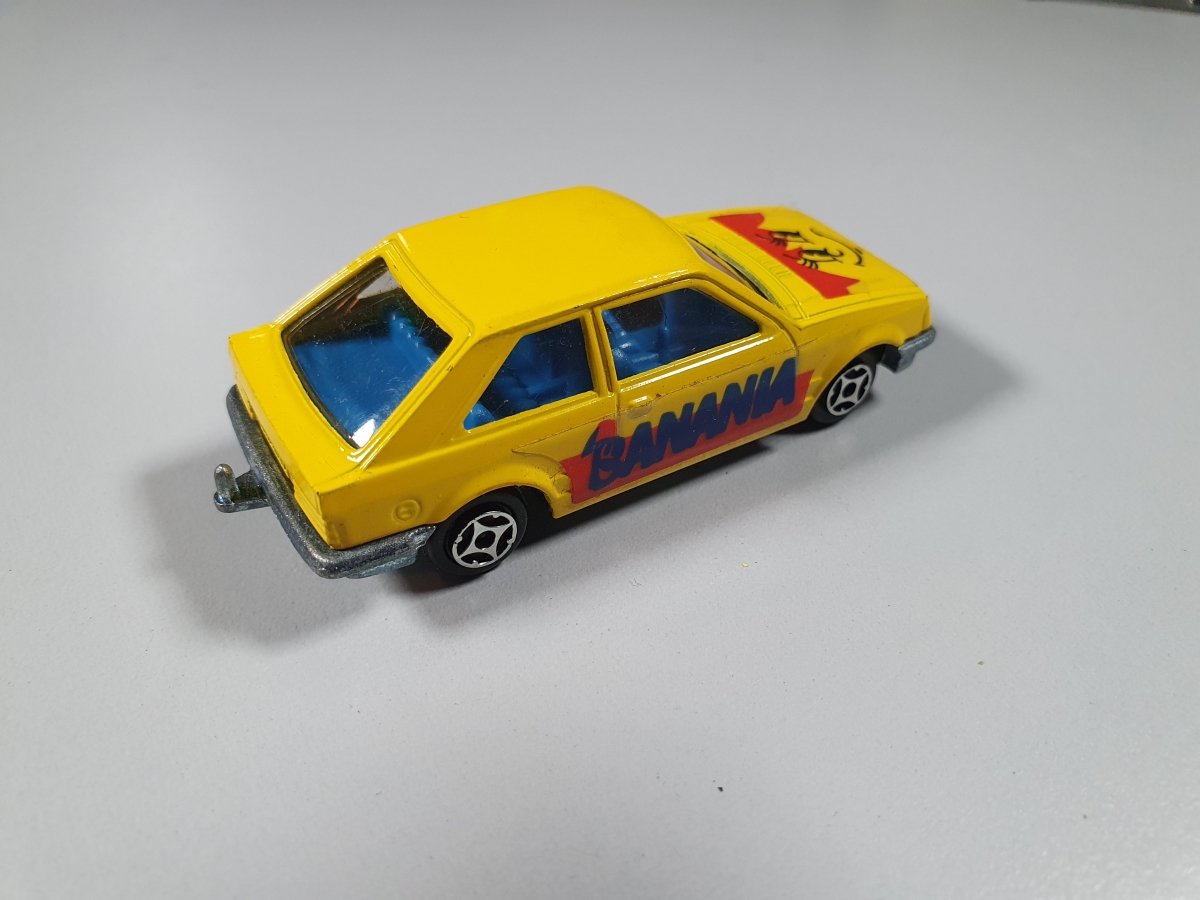 Ford Escort 1978 Banania Norev Mini Jet 1/66 - RikiToys - Norev mini jet#