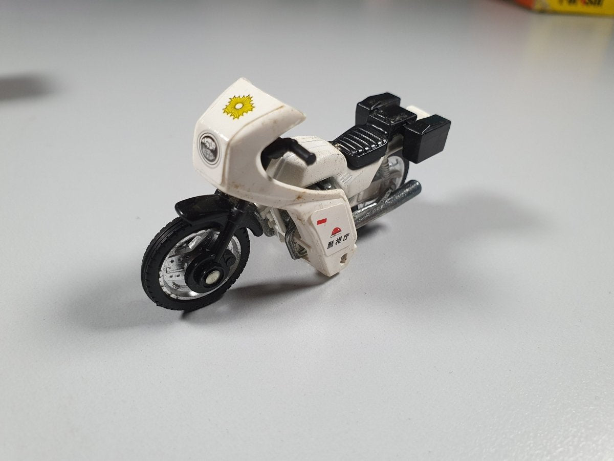 Honda "Police Bike" N°4 Tomy 1/34 Con Scatola - RikiToys - Tomy#