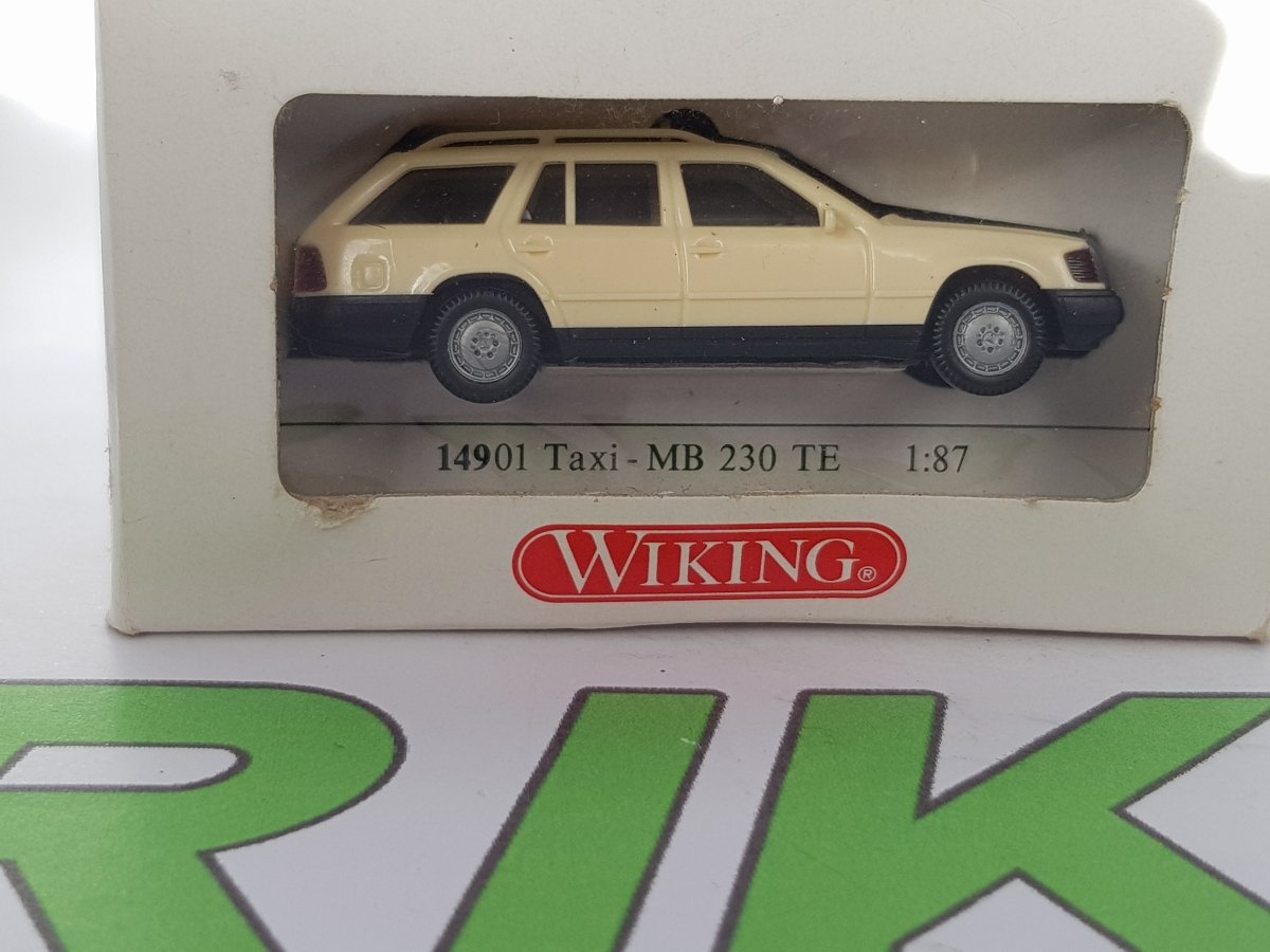 Mercedes W124 230 TE Taxi Wiking 1/87 Con Scatola - RikiToys - Wiking#