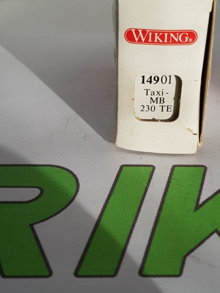 Mercedes W124 230 TE Taxi Wiking 1/87 Con Scatola - RikiToys - Wiking#