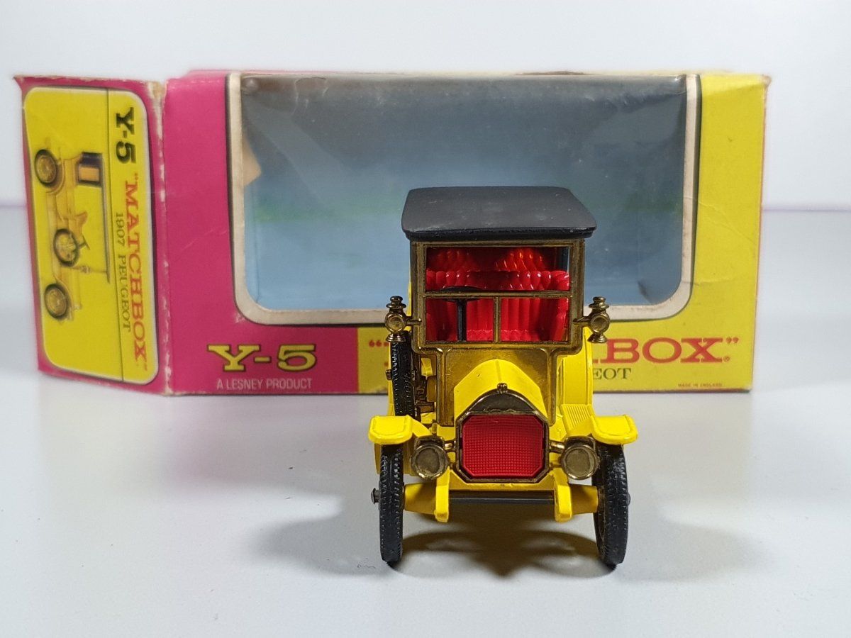 Peugeot Torpedo 1907 Y-5 Matchbox Lesney 1/43 Con Scatola - RikiToys - Matchbox Lesney#