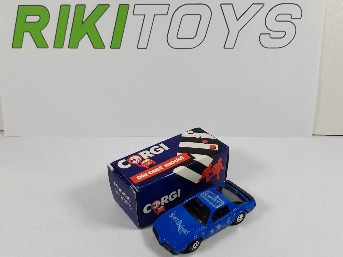 Pontiac Firerbird "Shweppes" Corgi 1/60 Con Scatola - RikiToys - Corgi#