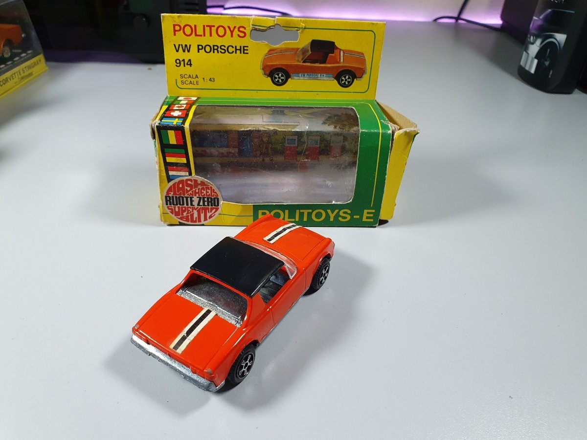 Porsche 914 Politoys 1/43 Con Scatola - RikiToys - Politoys#