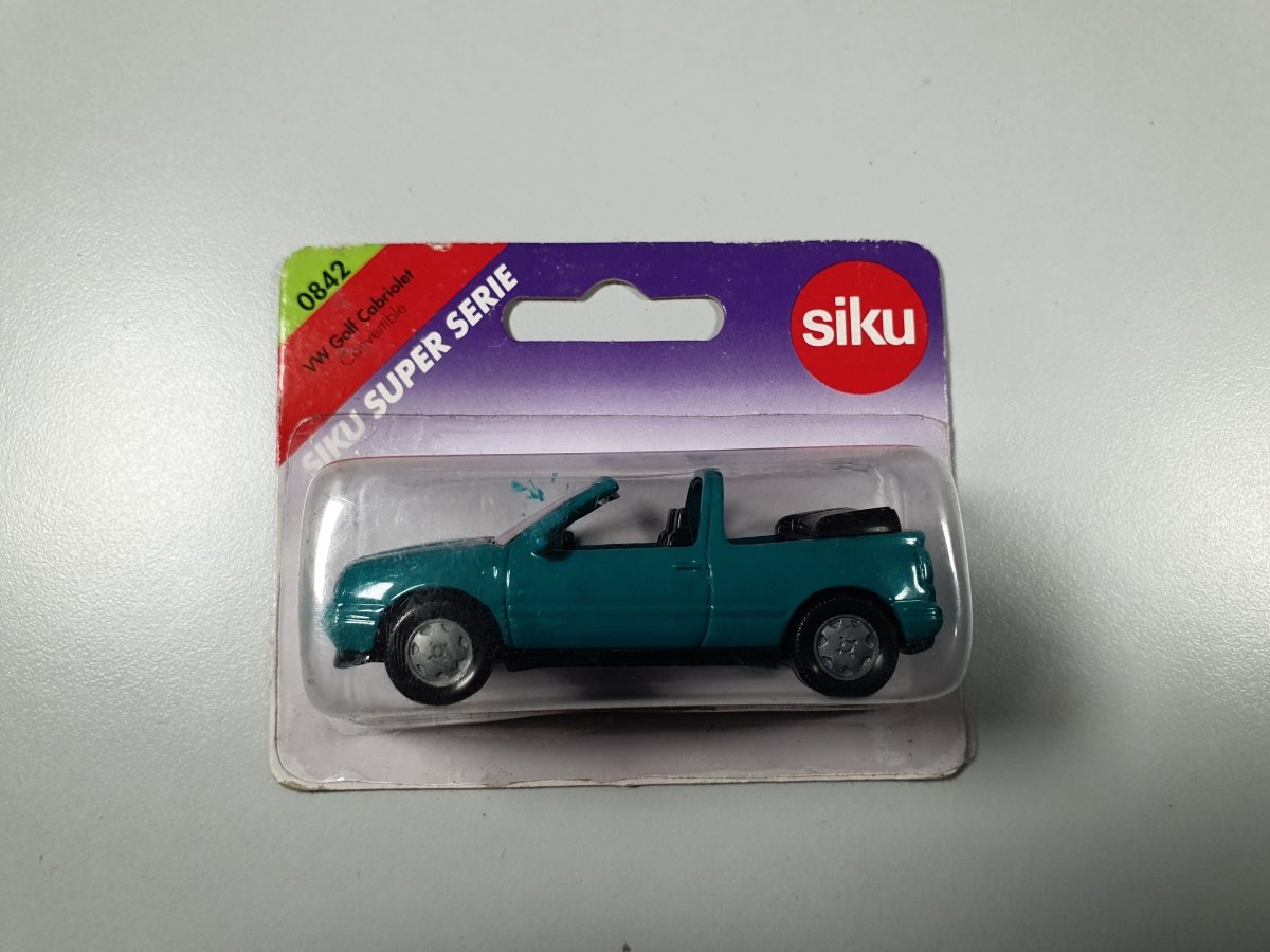 Volkswagen Golf Cabriolet Convertibile N°0842 Siku 1/66 Con Scatola - RikiToys - Siku#