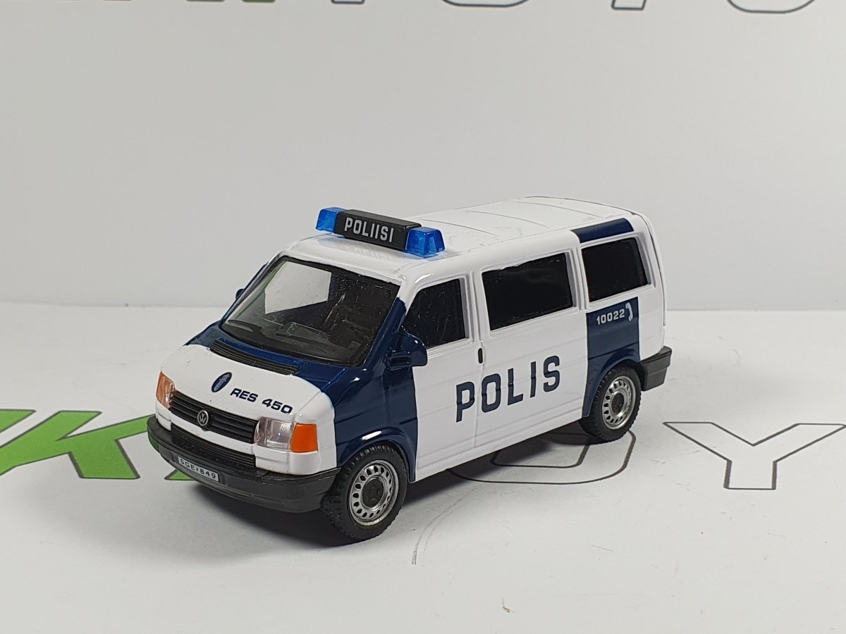 Volkswagen T4 Polisi Made In China 1/43 - RikiToys - Made In China#