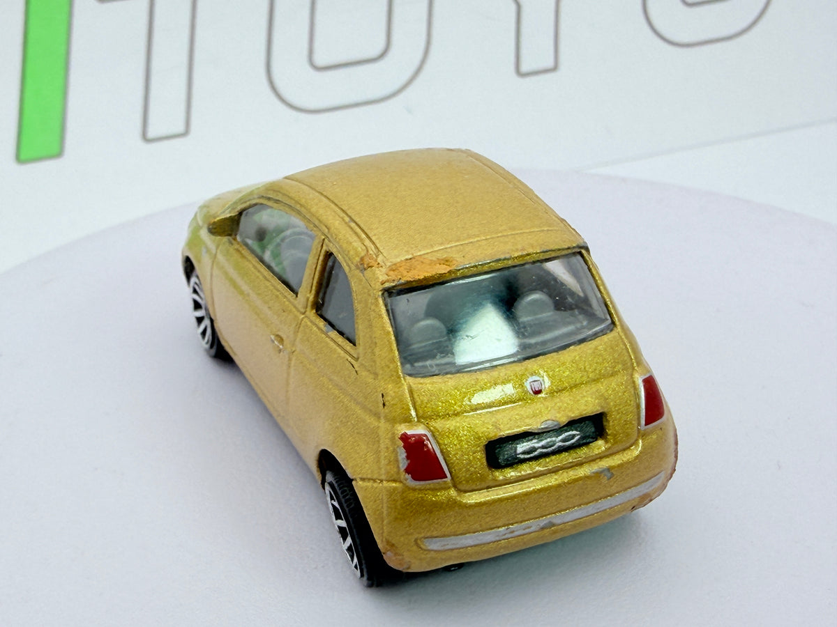 Fiat 500 Majorette 1/55 Oro metallizzato 2007
