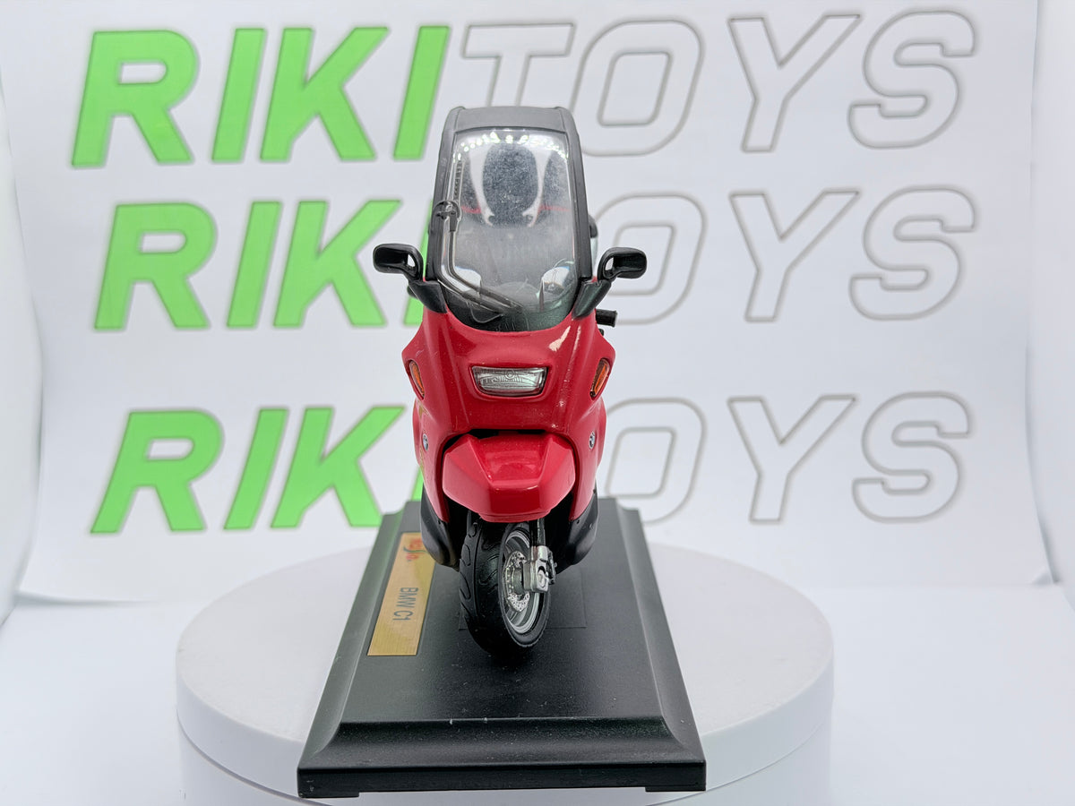 BMW Scooter C1 Maisto 1/18 Rosso