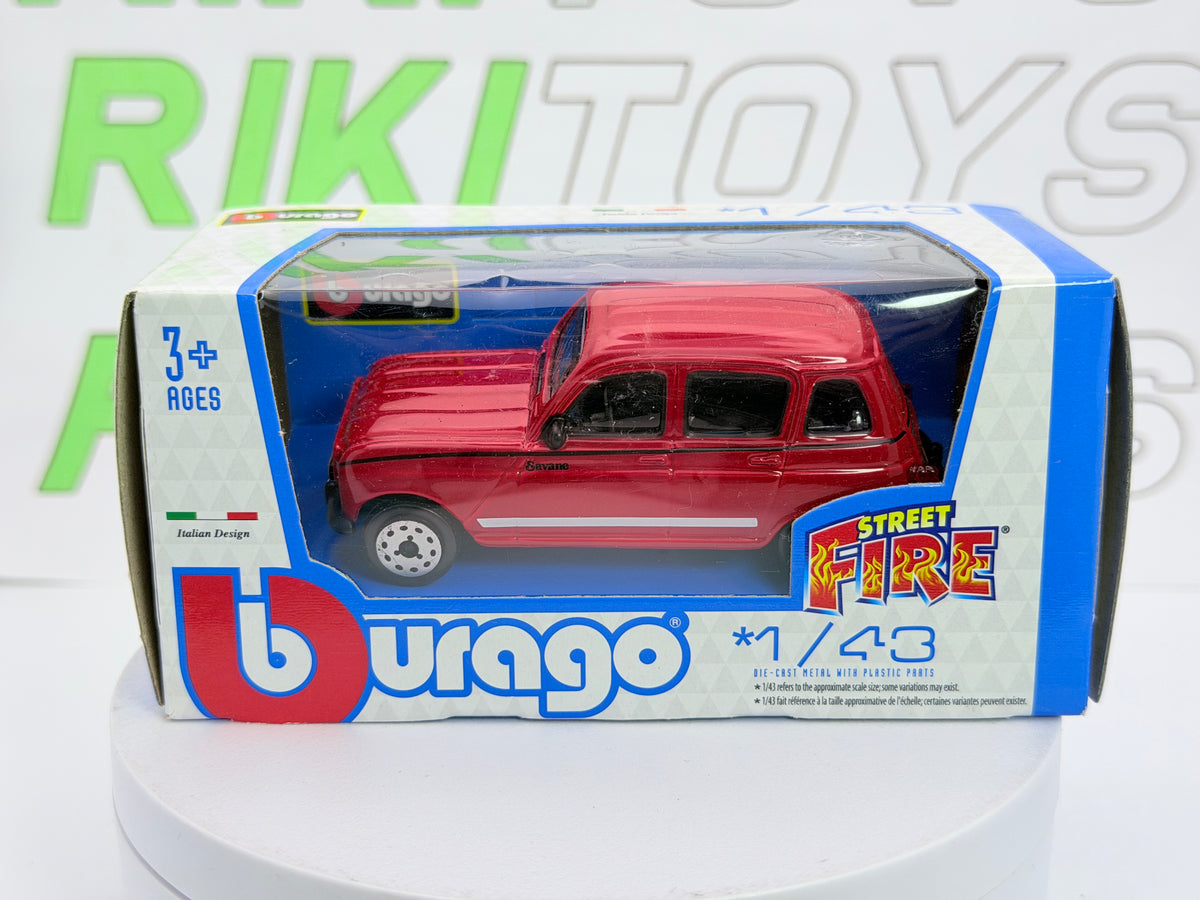 Renault 4 GTL Burago 1/43 Rosso 1984