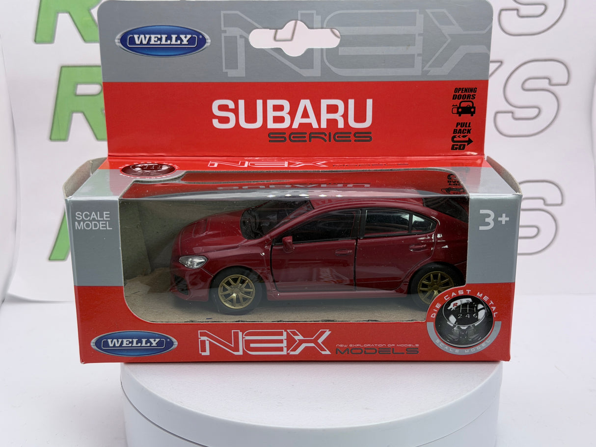 Subaru Impreza WRX Welly 1/38 Rosso