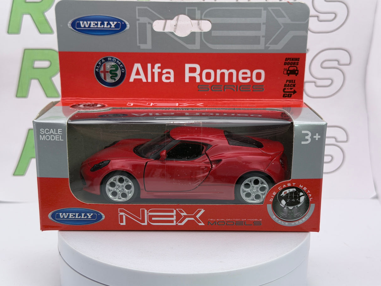 Alfa Romeo 4C Coupé Welly 1/38 Rosso