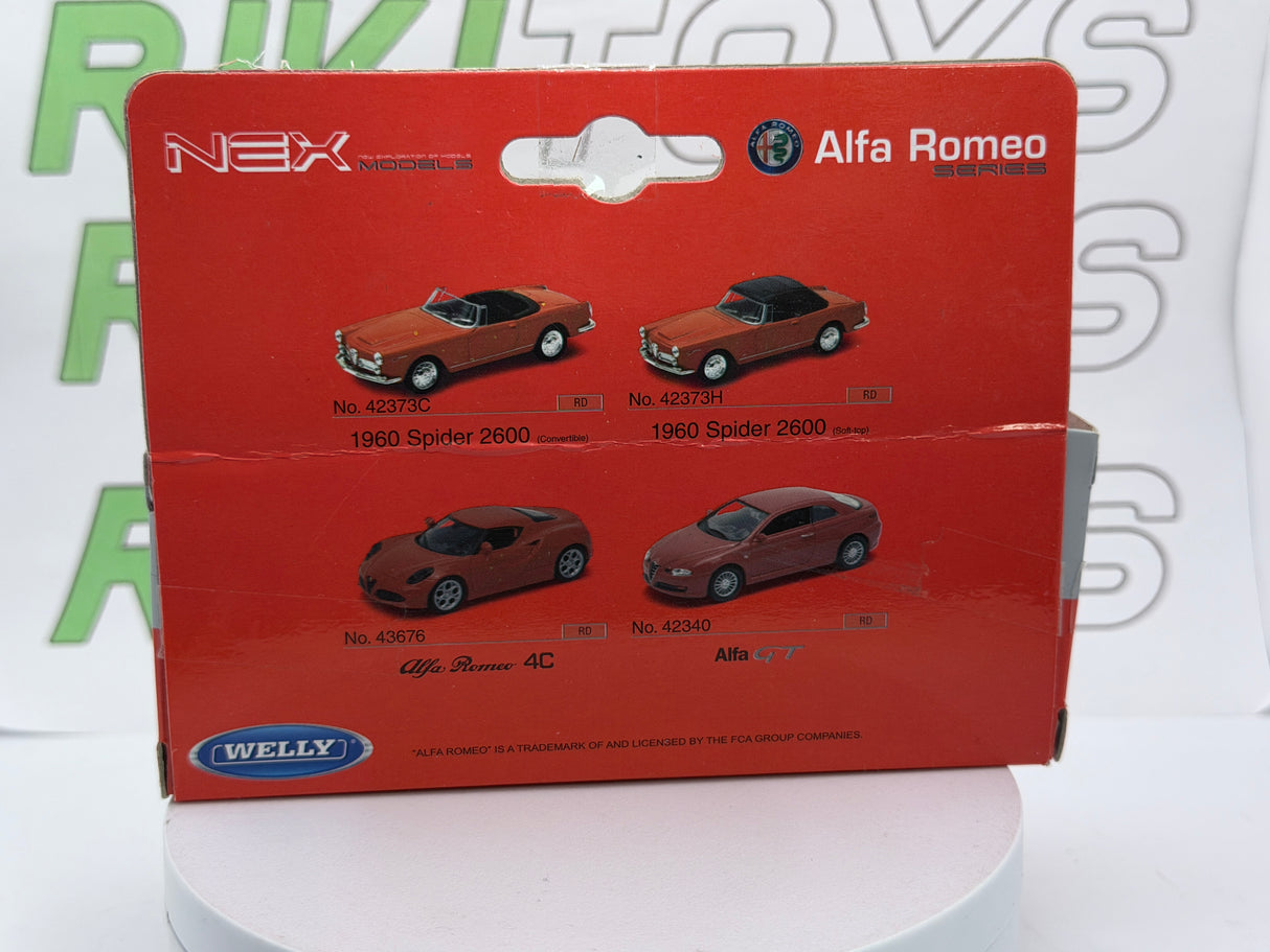 Alfa Romeo 4C Coupé Welly 1/38 Rosso