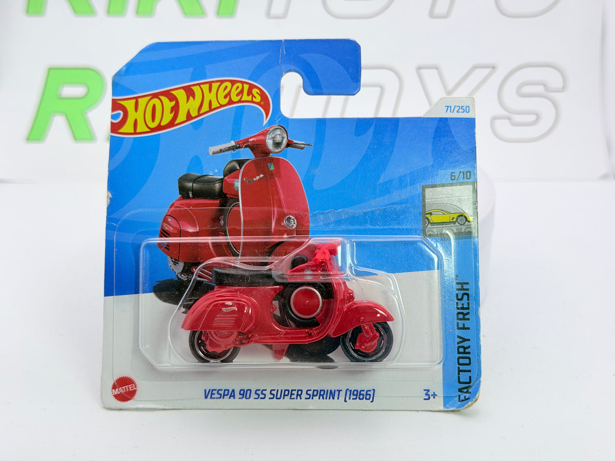Piaggio Vespa 90 S.S. Hot Wheels 1/18 Rosso