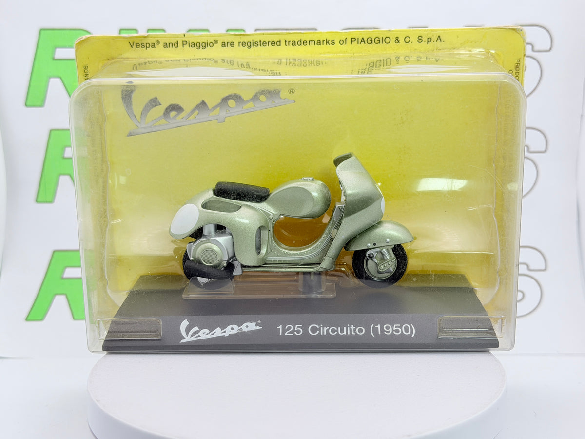 Piaggio Vespa 125 Circuito Edicola 1/18 Verde metallizzato
