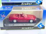Merceds Benz 500 SL R 189 Solido 1/43 Rosso metallizzato