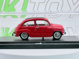 Fiat 600 E  Detail Cars 1/43 Rosso 1965